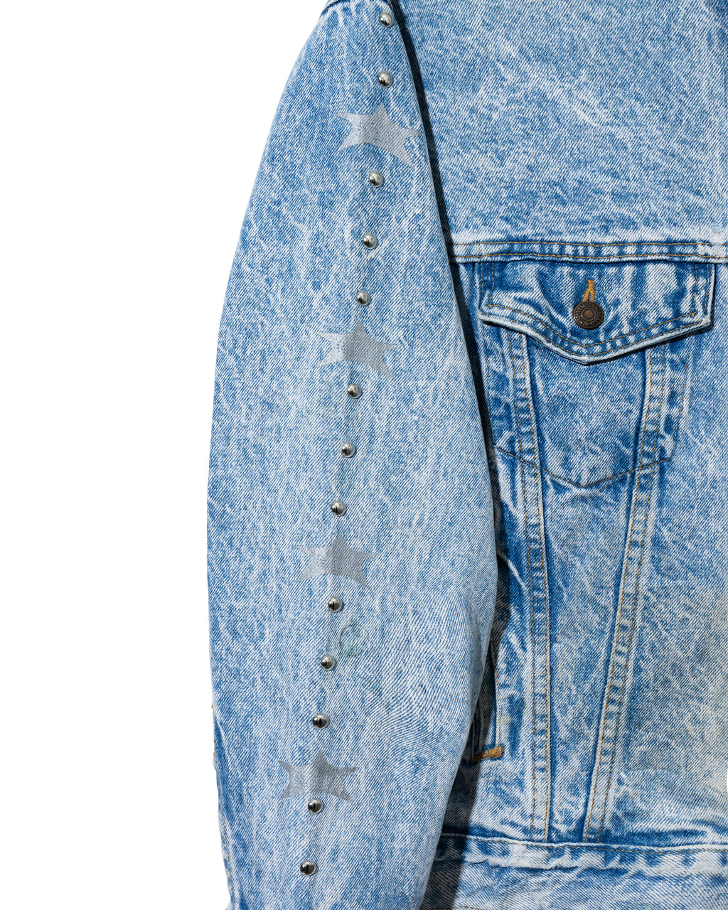 Denim Studded Jacket